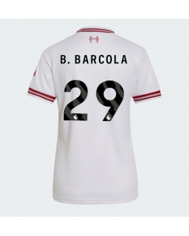 Liverpool Bradley Barcola #29 Maglia Gara Trasferta Repliche 2026-27 Donna Maniche Corte